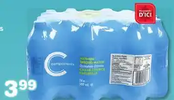 Marches Tradition COMPLIMENTS NATURAL SPRING WATER offer