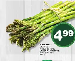 Marches Tradition GREEN ASPARAGUS offer