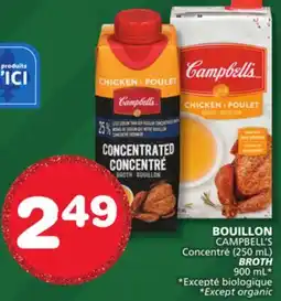 Marches Tradition CAMPBELL'S Concentré (250 mL) BROTH offer