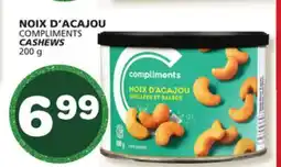 Marches Tradition COMPLIMENTS CASHEWS offer