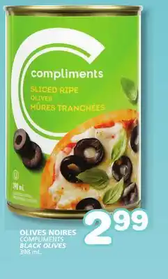 Marches Tradition COMPLIMENTS BLACK OLIVES offer