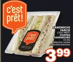 Marches Tradition C'EST PRÊT! STUFFED SANDWICHES offer