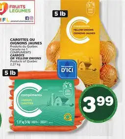 Marches Tradition COMPLIMENTS CARROTS OR YELLOW ONIONS offer