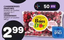 Marches Tradition FRESH CRANBERRIES offer