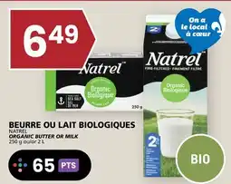 Rachelle-Bery Grocery NATREL ORGANIC BUTTER OR MILK offer