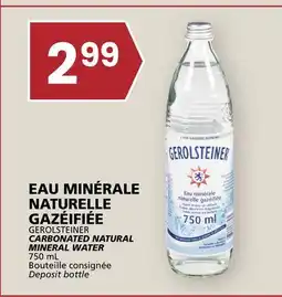 Rachelle-Bery Grocery GEROLSTEINER CARBONATED NATURAL MINERAL WATER offer