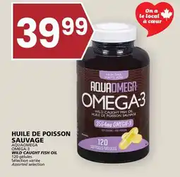 Rachelle-Bery Grocery AQUAOMEGA OMEGA-3 WILD CAUGHT FISH OIL offer