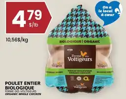 Rachelle-Bery Grocery POULET ENTIER BIOLOGIQUE FERME DES VOLTIGEURS offer