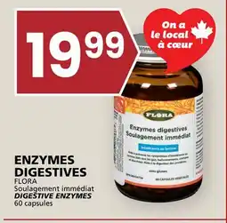 Rachelle-Bery Grocery FLORA Soulagement immédiat DIGESTIVE ENZYMES offer