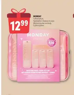 Familiprix MONDAY, Gift set, Moisturizing hair and body, 5 pieces offer