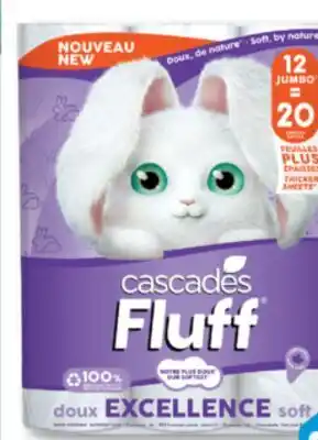 Familiprix Cascades Fluff Excellence soft bathroom tissue rolls - Jumbo offer