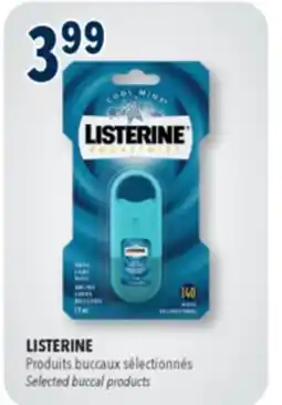 Familiprix LISTERINE, Selected buccal products offer