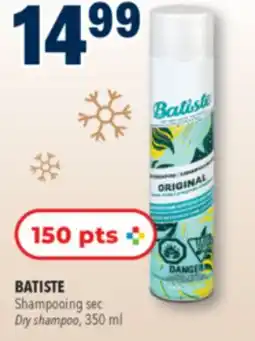Familiprix Batiste dry shampoo original 350ml offer