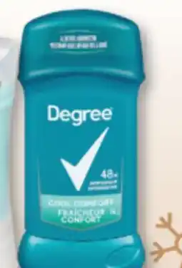 Familiprix DEGREE anti-perspirants offer