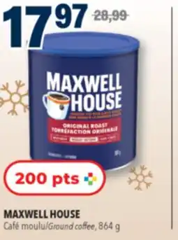 Familiprix Maxwell House ground coffee original roast medium offer
