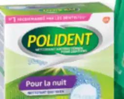 Familiprix Polident overnight daily cleanser mint fresh tablets for dentures 40un offer