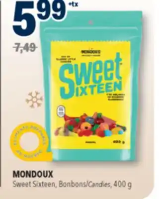 Familiprix MONDOUX, Sweet Sixteen, Candies, 400 g offer