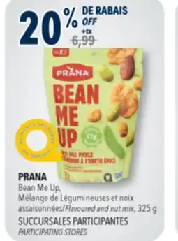 Familiprix PRANA, Bean Me Up, Flavoured and nut mix, 325 g offer
