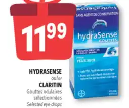 Familiprix HYDRASENSE Selected eye drops offer