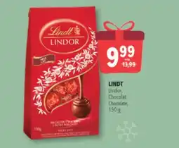 Familiprix LINDT, Lindor, Chocolate, 150 g offer