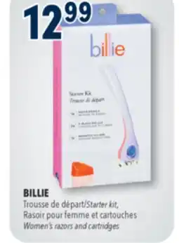 Familiprix Billie Razor Starter Kit 1 handle + 2 blade refills and magnetic holder offer