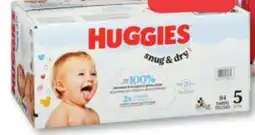 Familiprix Huggies Snug & Dry baby diapers Size 5 (over 27lb) - 84un offer
