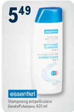 Familiprix Essentiel anti-dandruff classic clean 2-in-1 shampoo & conditioner 420ml offer