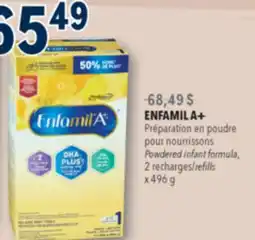 Familiprix Enfamil A+ NeuroPro Milk-based Iron Fortified infant formula 0 months + powder add water Refills offer