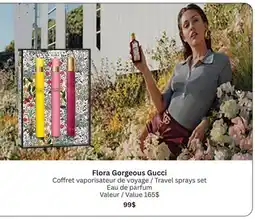 Jean Coutu Flora Gorgeous Gucci Travel sprays set Eau de parfum offer