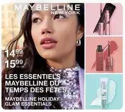Jean Coutu MAYBELLINE HOLIDAY GLAM ESSENTIALS offer