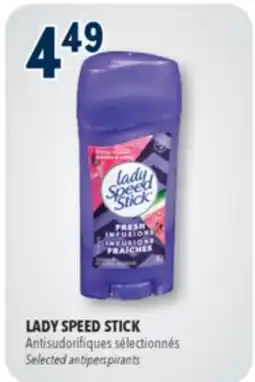 Familiprix LADY SPEED STICK, Selected antiperspirants offer