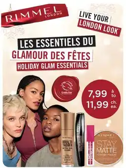 Jean Coutu RIMMEL LONDON HOLIDAY GLAM ESSENTIALS offer