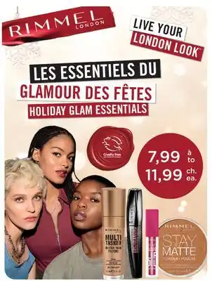 Jean Coutu RIMMEL LONDON HOLIDAY GLAM ESSENTIALS offer