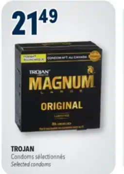 Familiprix Trojan Magnum Original value pack lubricated latex condoms offer