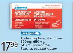 Brunet Acétaminophène sélectionné Personnelle offer