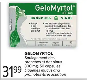 Brunet GELOMYRTOL Soulagement des bronches et des sinus offer