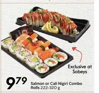Safeway Salmon or Cali Nigiri Combo Rolls offer