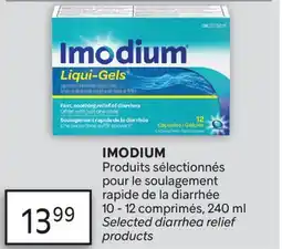 Brunet IMODIUM Produits sélectionnés pour le soulagement rapide de la diarrhée offer