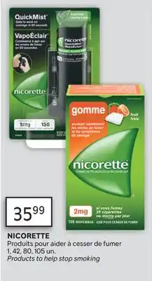 Brunet NICORETTE Produits pour aider à cesser de fumer offer