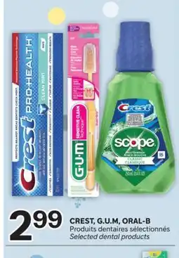 Brunet CREST, G.U.M, ORAL-B Produits dentaires sélectionnés offer