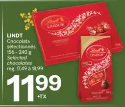 Brunet LINDT Chocolats sélectionnés offer