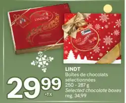Brunet LINDT Boîtes de chocolats sélectionnées offer