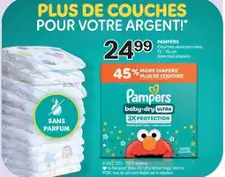 Brunet PAMPERS Couches sélectionnées offer