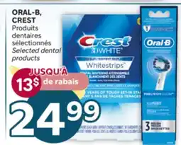 Brunet ORAL-B, CREST Produits dentaires sélectionnés offer