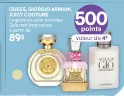 Brunet GUESS, GIORGIOARMANI, JUICY COUTURE Fragrances sélectionnées offer