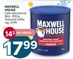 Brunet MAXWELL HOUSE Café sélectionné offer