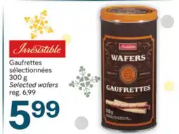 Brunet Irresistible Gaufrettes sélectionnées offer