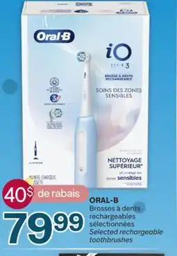 Brunet ORAL-B Brosses à dents rechargeables offer