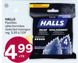 Brunet HALLS Pastilles sélectionnées offer