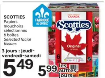 Brunet SCOTTIES Papiers mouchoirs sélectionnés 6boîtes offer